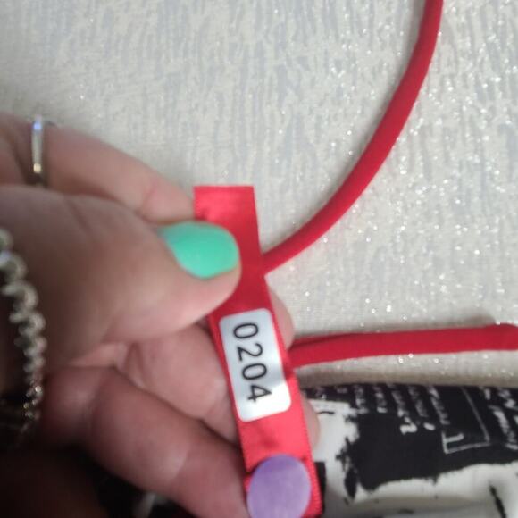 IC By Connie K Newspaper print women's jumpsuit Harem pants Medium Art to Wear - Picture 12 of 15